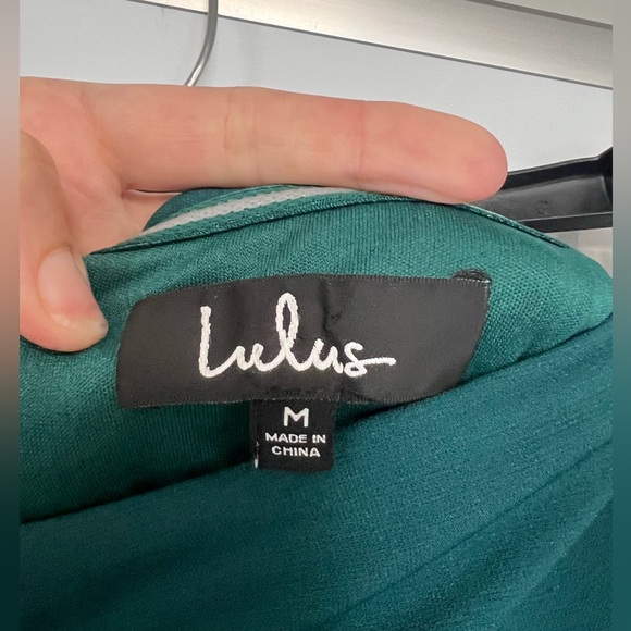 Lulus Lots of Love Emerald Green Strapless Midi Dress- Size Medium - Picture 5 of 5